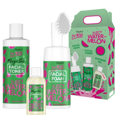 Juicy Watermelon Kit - Facial Foam, Toner, Shower Oil