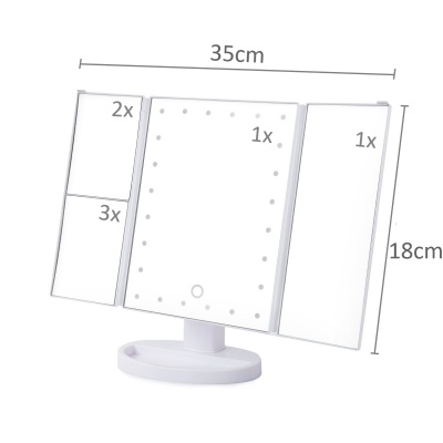 Makeup Mirror LED 1x 2x 3x