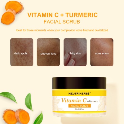 Vitamin C + Turmeric Facial Scrub