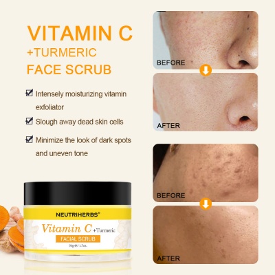 Vitamin C + Turmeric Facial Scrub